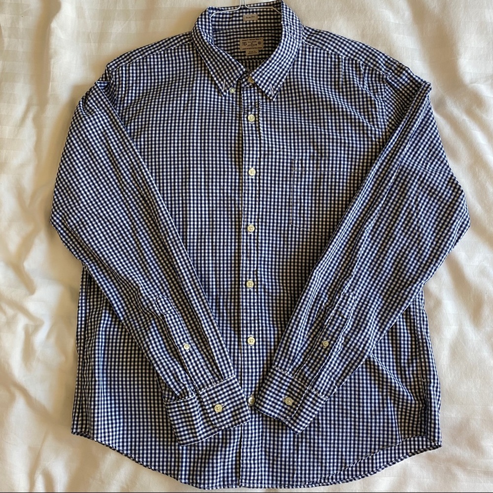 J. Crew Slim Fit Button Down Shirt XL